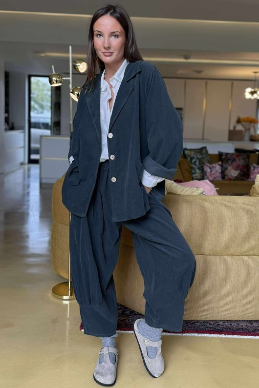 Cooper Needlecord Blazer Charcoal /14 =